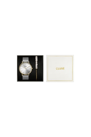 Coffret montre en acier Boho Chic et bracelet