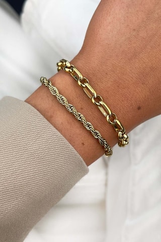 2 bracelets - Doré