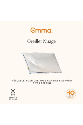 Oreiller Nuage thermorégulé - Moelleux
