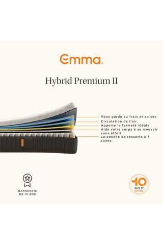 Matelas Hybride Premium II Emma