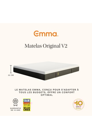 Ensemble lit Cocoon Emma + Matelas Original V2 - Gris
