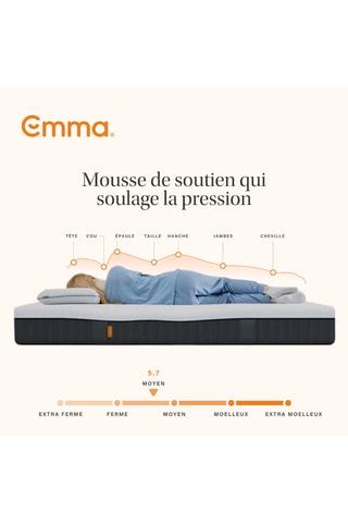 Ensemble lit Cocoon Emma + Matelas Original V2 - Gris