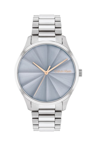 Montre à quartz en acier - Argenté