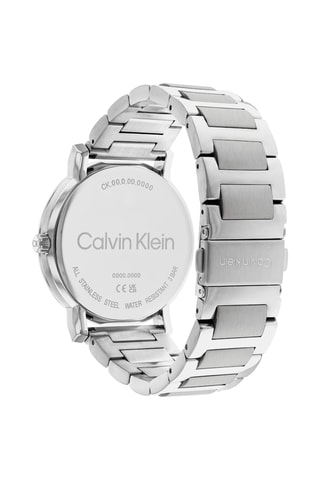 Montre à quartz en acier - Argenté et anthracite