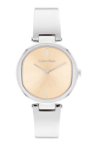 Montre à quartz en acier - Argenté et doré