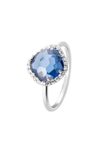 Ring - Zilver en Tanzaniet