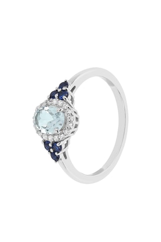 Ring - Zilver en Topaas