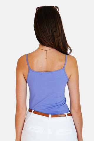 Camisola de alças 
Azul