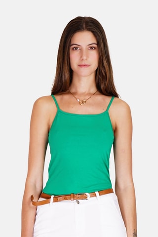 Camisola de alças 
Verde