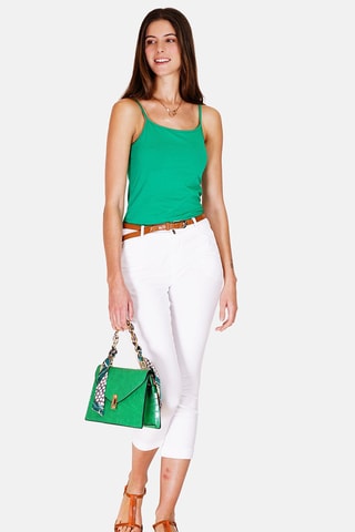 Camisola de alças 
Verde