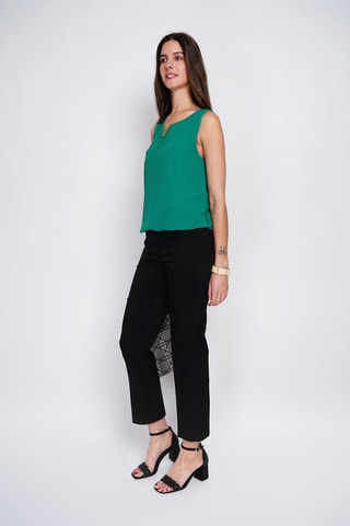 Top - Verde-esmeralda