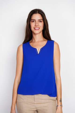 Top - Azul-real