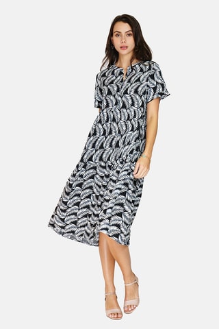 Vestido direito 
Preto