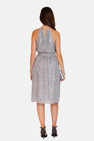 Vestido comprido - Prateado