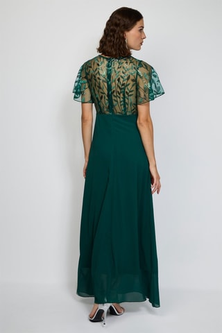 Vestido comprido - Verde-pinheiro