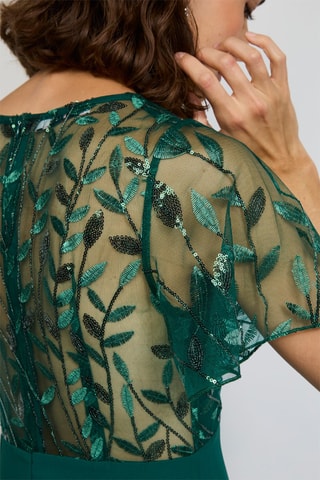 Vestido comprido - Verde-pinheiro