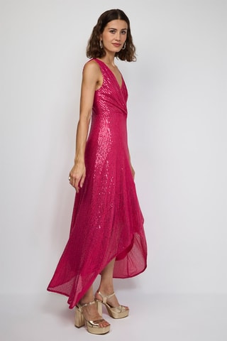 Vestido comprido - Fúcsia