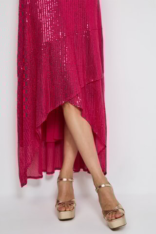 Vestido comprido - Fúcsia