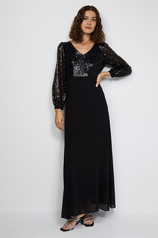 Vestido comprido - Preto