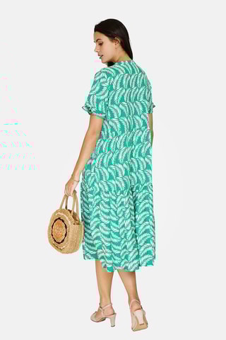 Vestido direito 
Verde