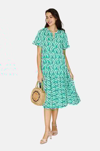Vestido direito 
Verde