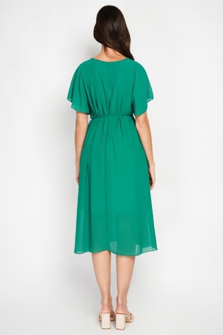 Vestido estilo patinadora - Verde-esmeralda