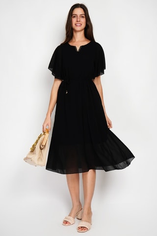 Vestido estilo patinadora - Preto