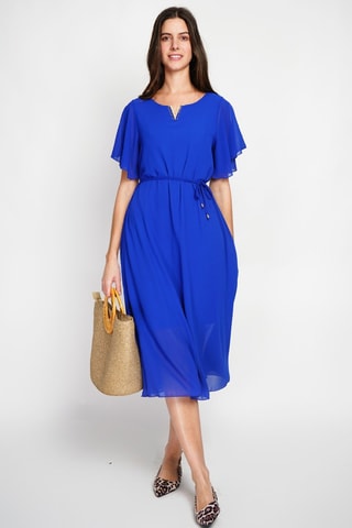 Vestido estilo patinadora - Azul-real