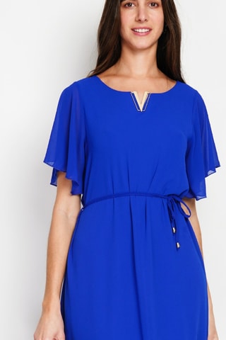 Vestido estilo patinadora - Azul-real