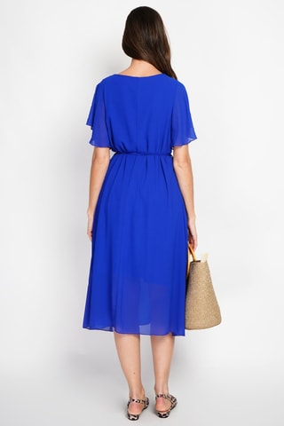 Vestido estilo patinadora - Azul-real