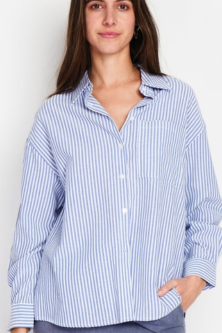 Camisa em linho - Índigo