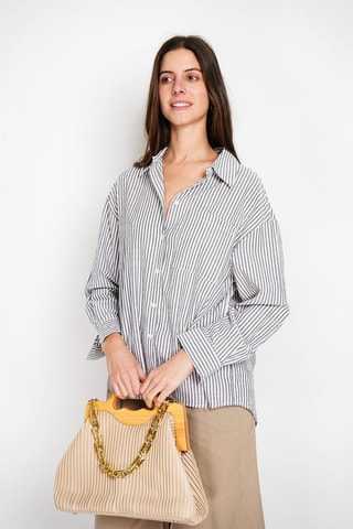 Camisa em linho - Preto