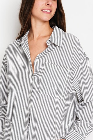 Camisa em linho - Preto