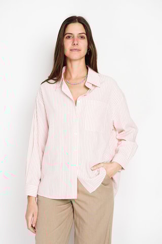 Camisa em linho - Salmão