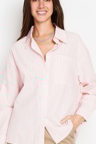 Camisa em linho - Salmão