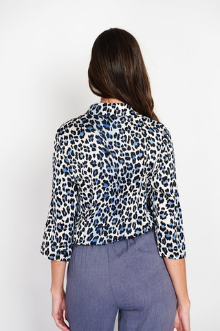 Camisa - Azul-claro e cru
