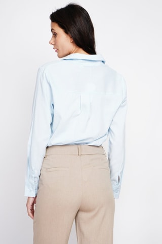 Camisa em linho - Azul