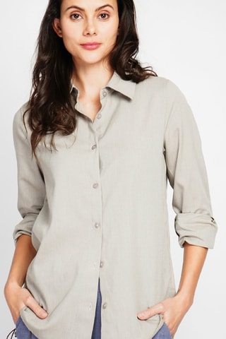 Camisa em linho - Cru