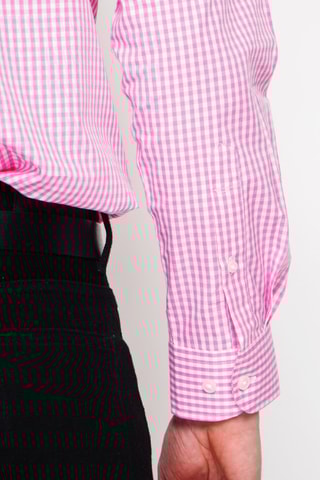 Camisa - Rosa e branco