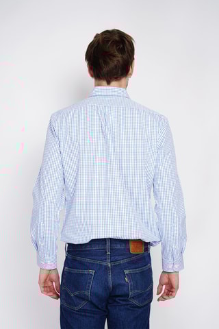 Camisa - Branco e azul