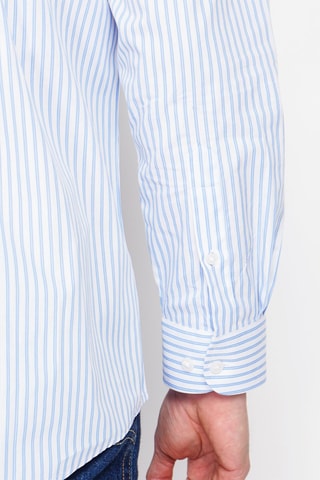 Camisa - Azul-celeste e branco