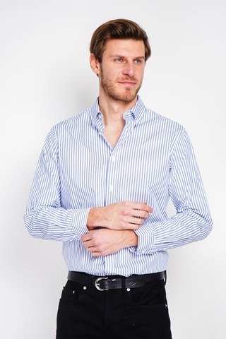 Camisa - Azul-marinho e branco