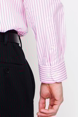 Camisa - Rosa e branco
