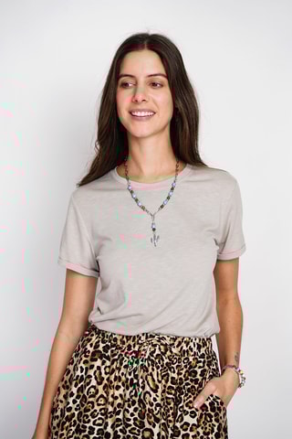 T-shirt em linho - Toupeira