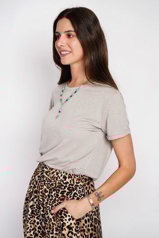 T-shirt em linho - Toupeira