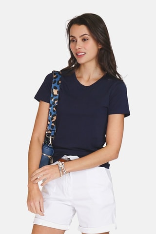 T-shirt 
Azul-marinho