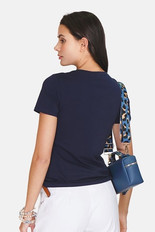T-shirt 
Azul-marinho