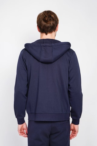 Sweat com capuz - Azul-marinho