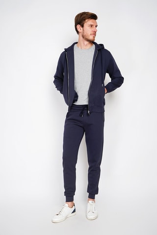 Sweat com capuz - Azul-marinho