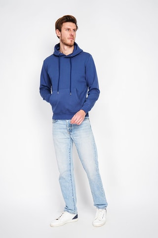 Sweat com capuz - Azul-cobalto